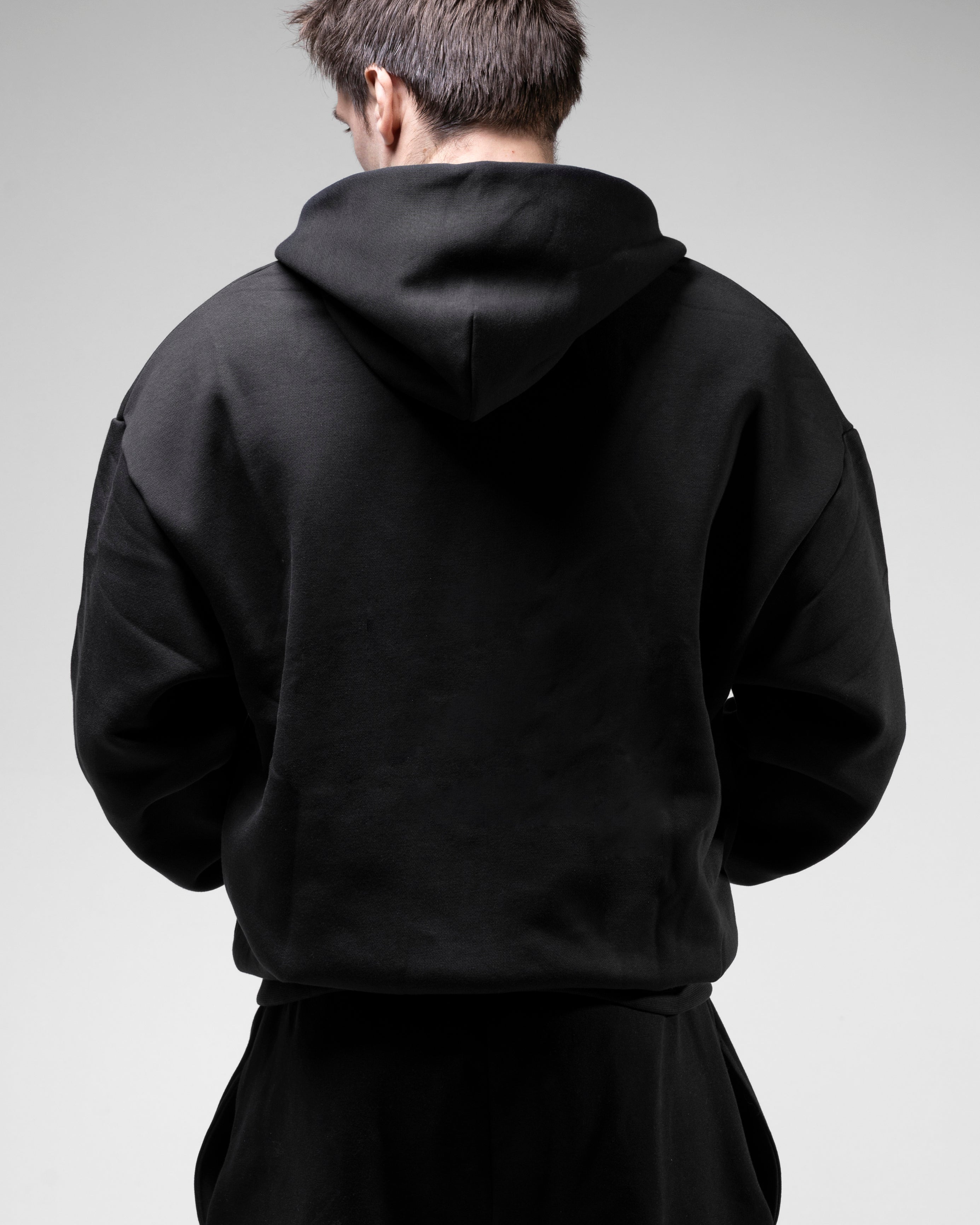 SUDADERA CON ZIP OVERSIZE CROPPED INSANE