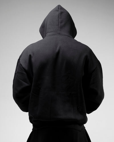 SUDADERA CON ZIP OVERSIZE CROPPED INSANE